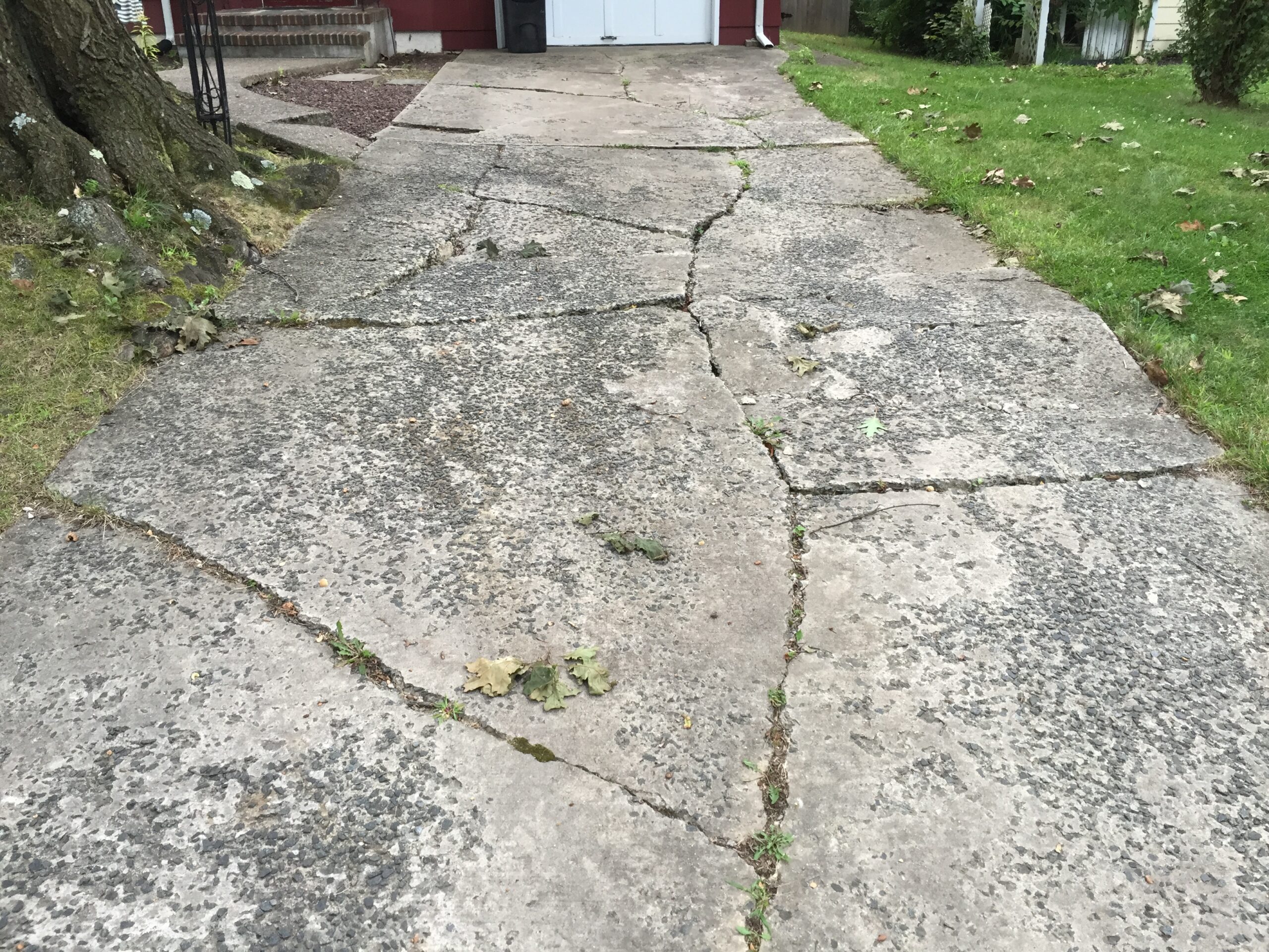 You are currently viewing A repair for cracked concrete that almost looks perfect